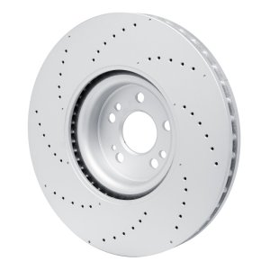 Mercedes-Benz GLS580 Brake Rotor (1) - Front - R1 Concepts - GEOSPEC Coated Rotor - Drilled - `20-`26